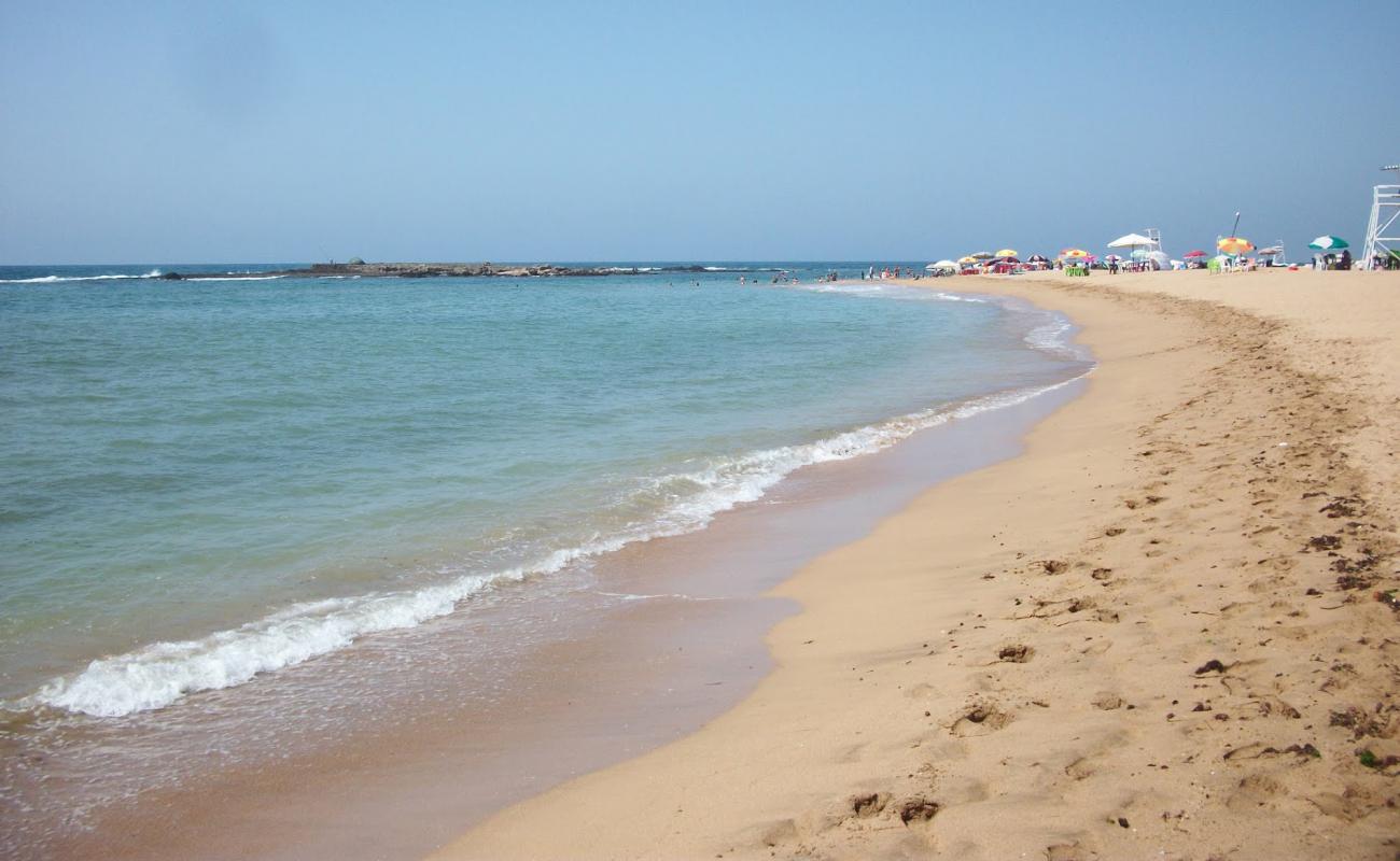 Photo de Dahomey Plage avec sable fin et lumineux de surface