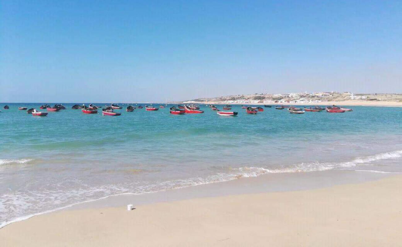 Photo de Sidi Abed Beach avec sable beige fin de surface