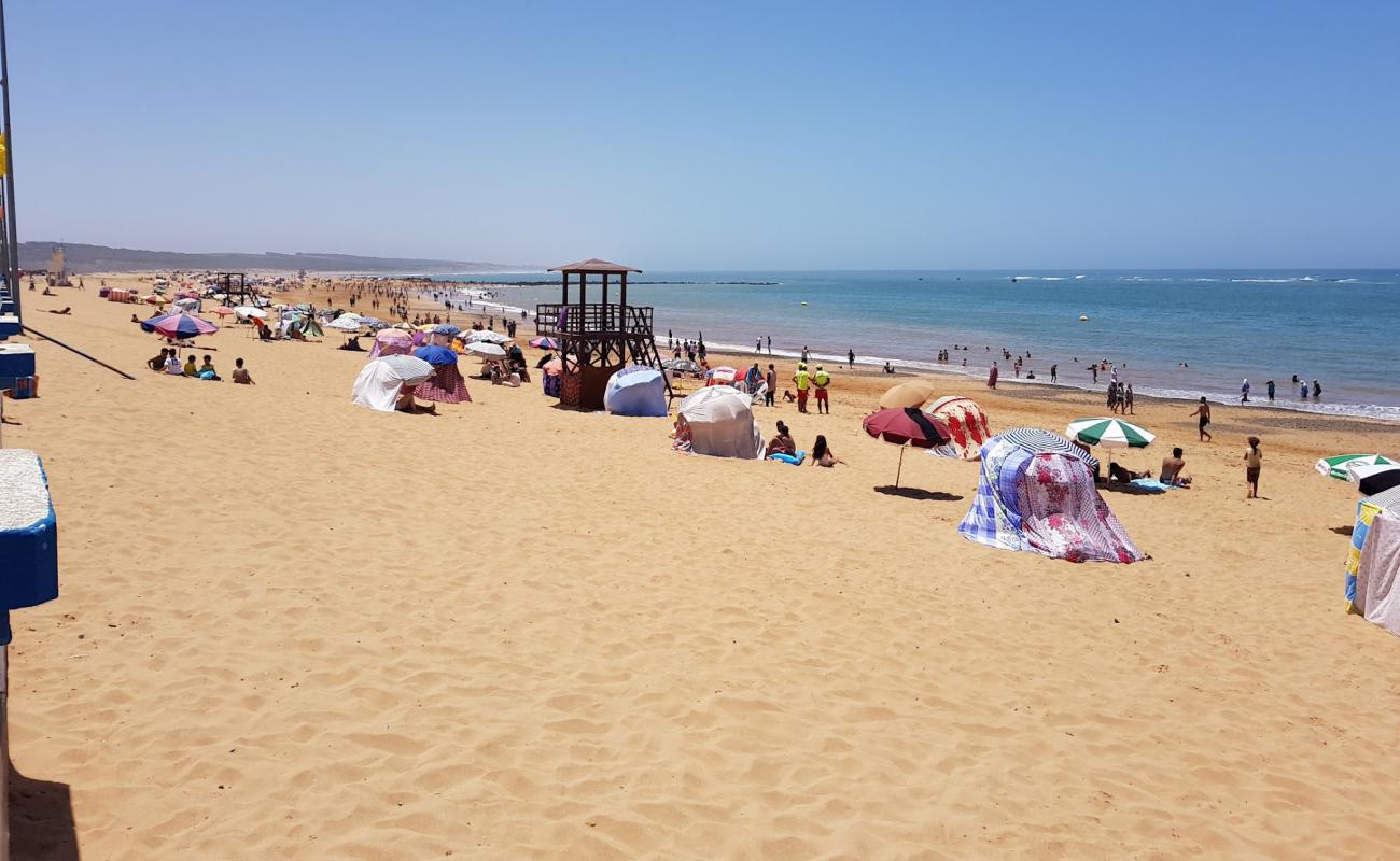 Photo de Souiria Beach avec sable beige fin de surface