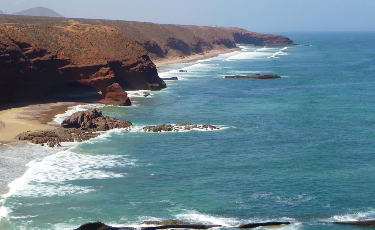 Photo de Plage Sidi Ifni avec sable brun de surface