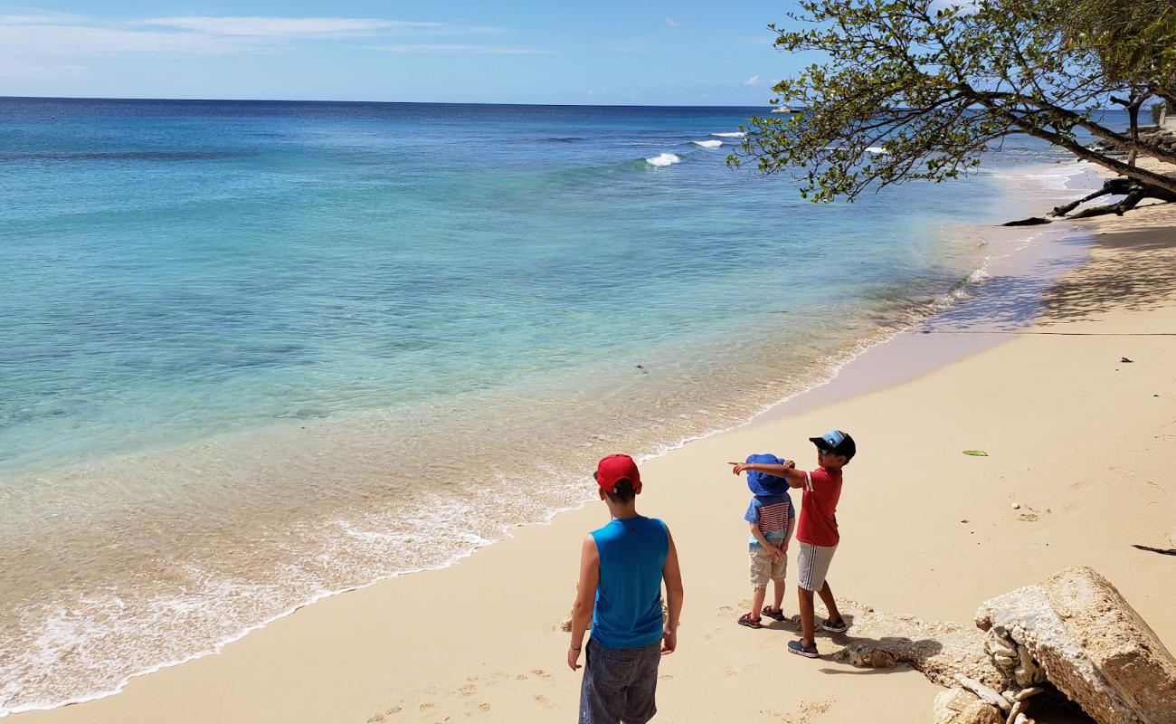 Photo de Weston beach avec sable beige fin de surface
