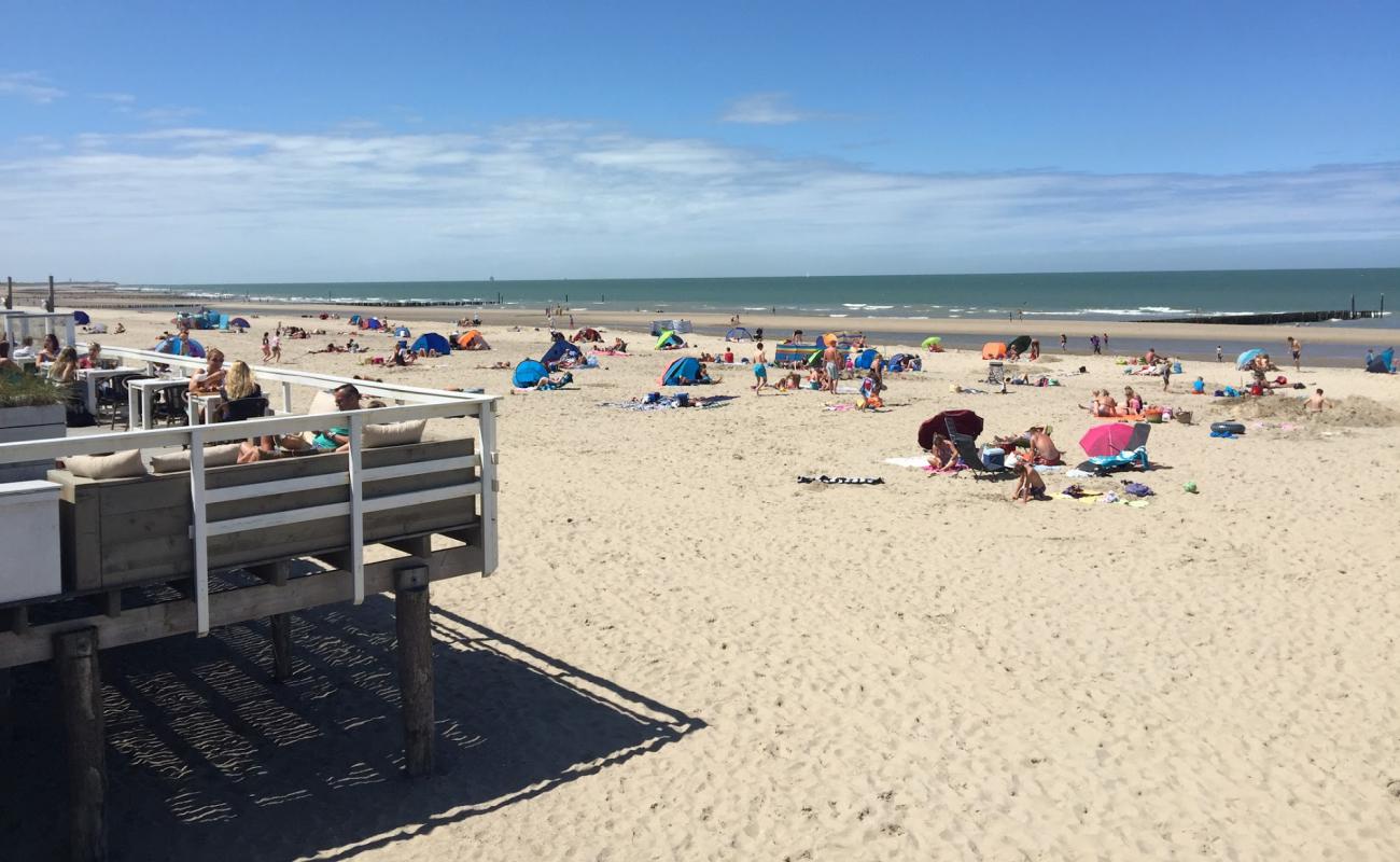 Photo de Groede Zeeland Strand avec sable lumineux de surface