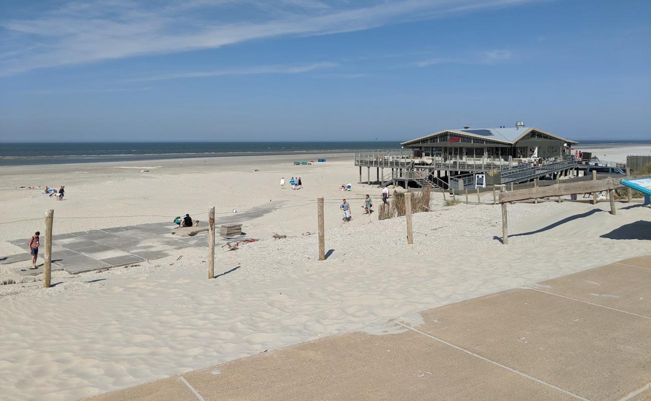 Photo de Plage Ameland avec sable fin gris de surface