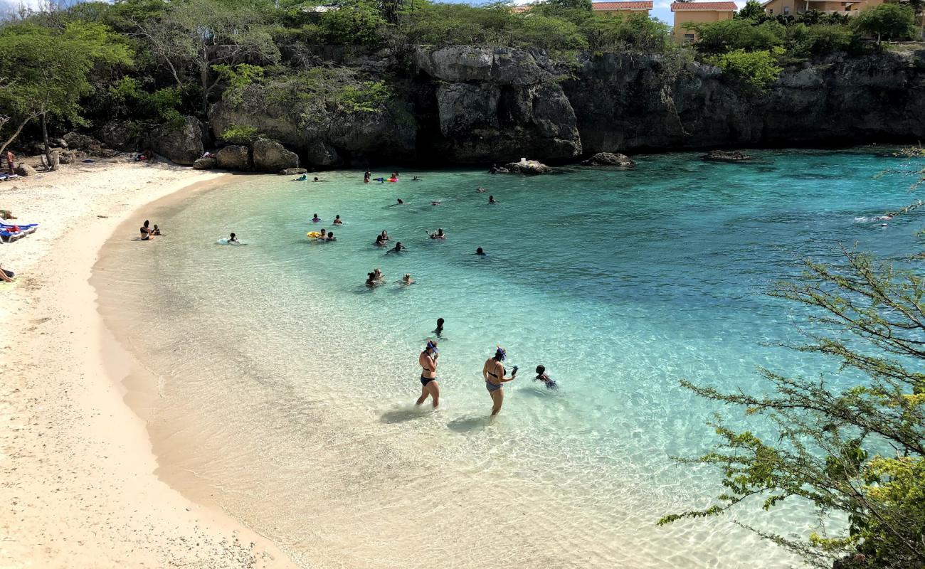 Photo de Playa Lagun avec sable beige de surface