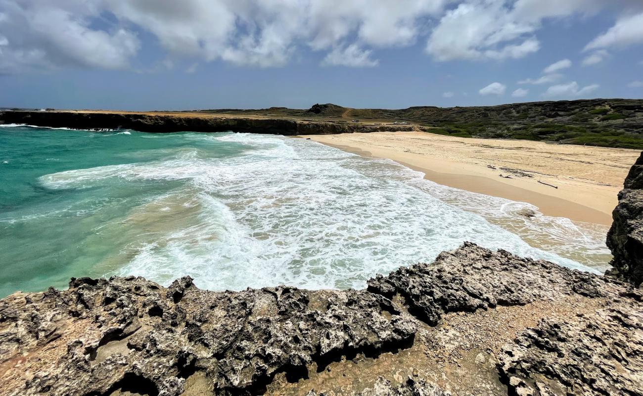 Photo de Dos Playa avec sable lumineux de surface