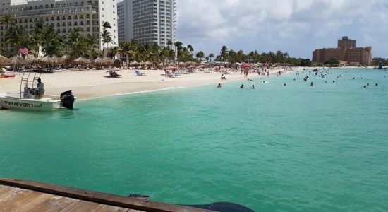 Plage de l'Hilton Aruba