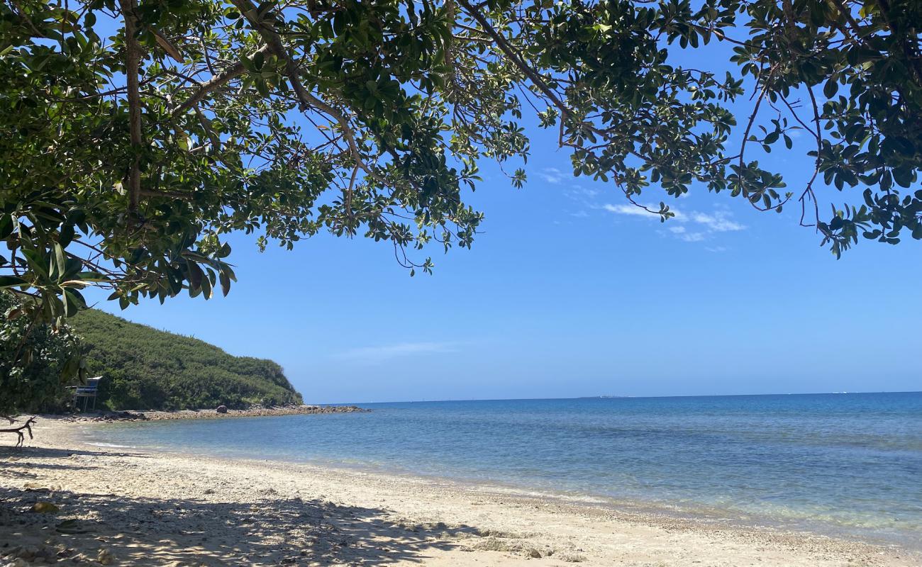 Photo de Noumea Beach avec sable lumineux de surface