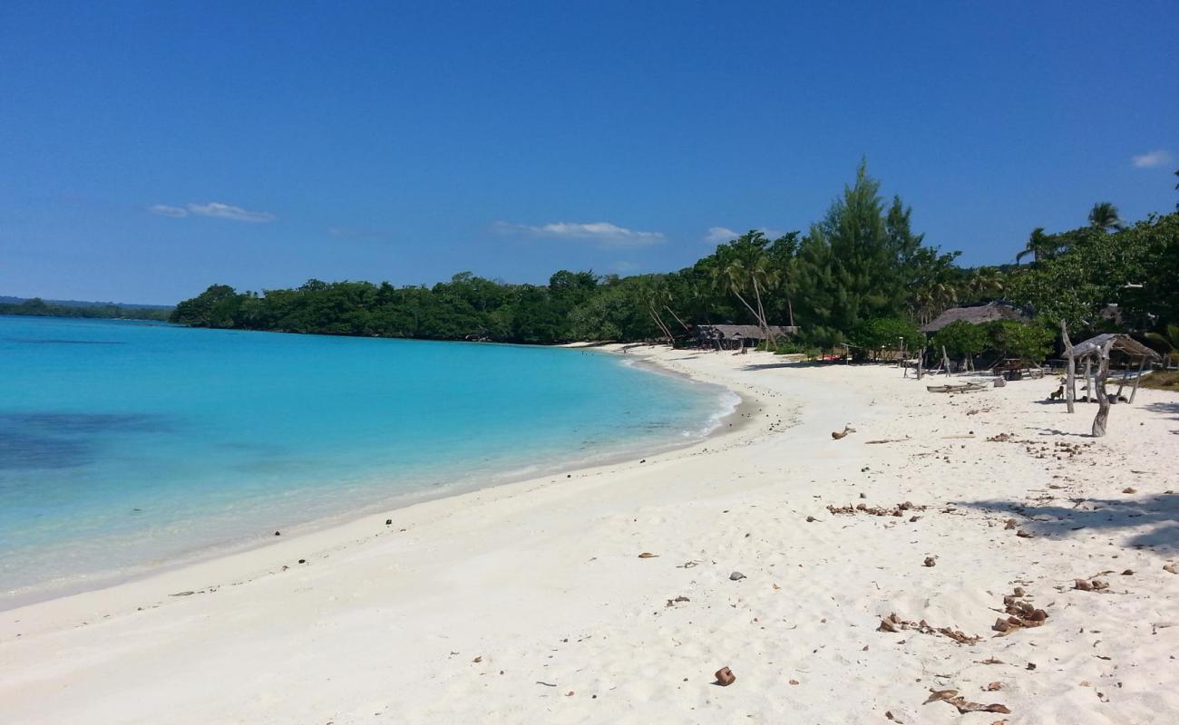 Photo de Port Olry Beach avec sable blanc de surface