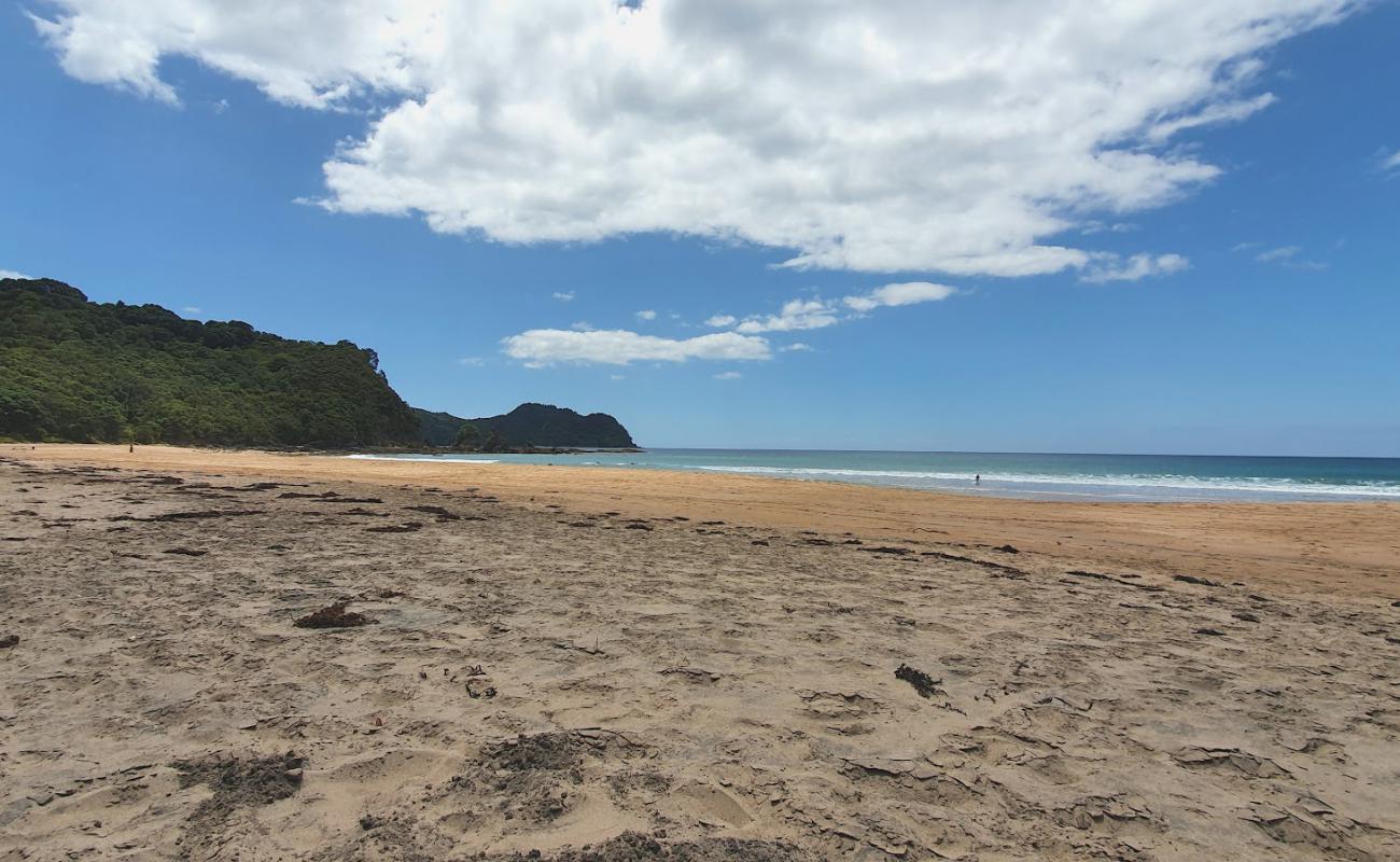 Photo de Te Karo Bay avec sable lumineux de surface