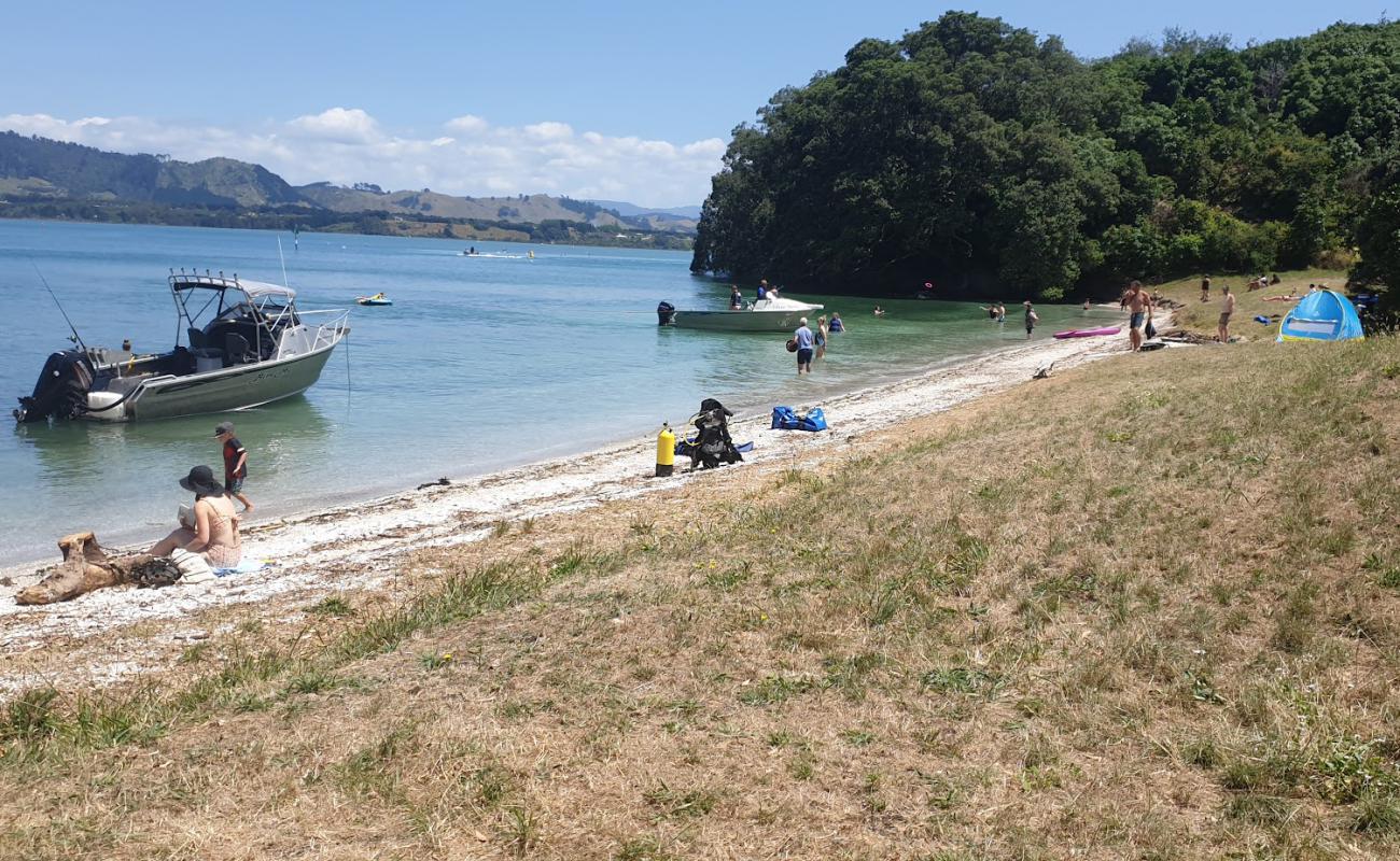 Photo de Shelly Bay avec sable coquillé beige de surface