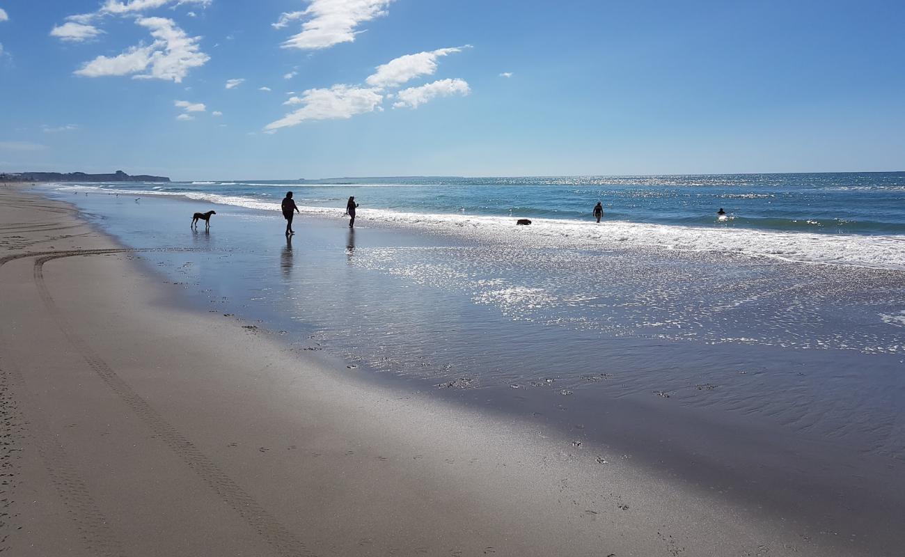 Photo de Poutuia Beach avec sable beige de surface