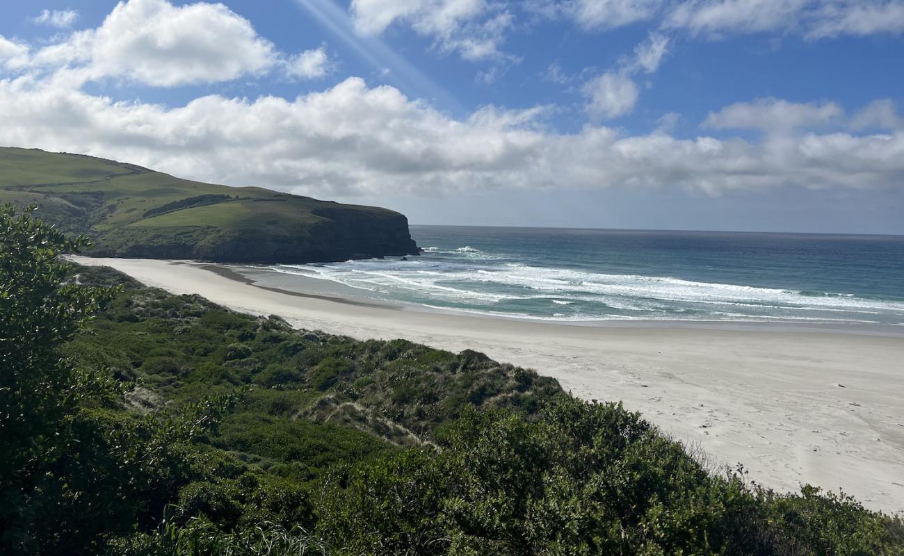 Photo de Smaills Beach avec sable beige de surface