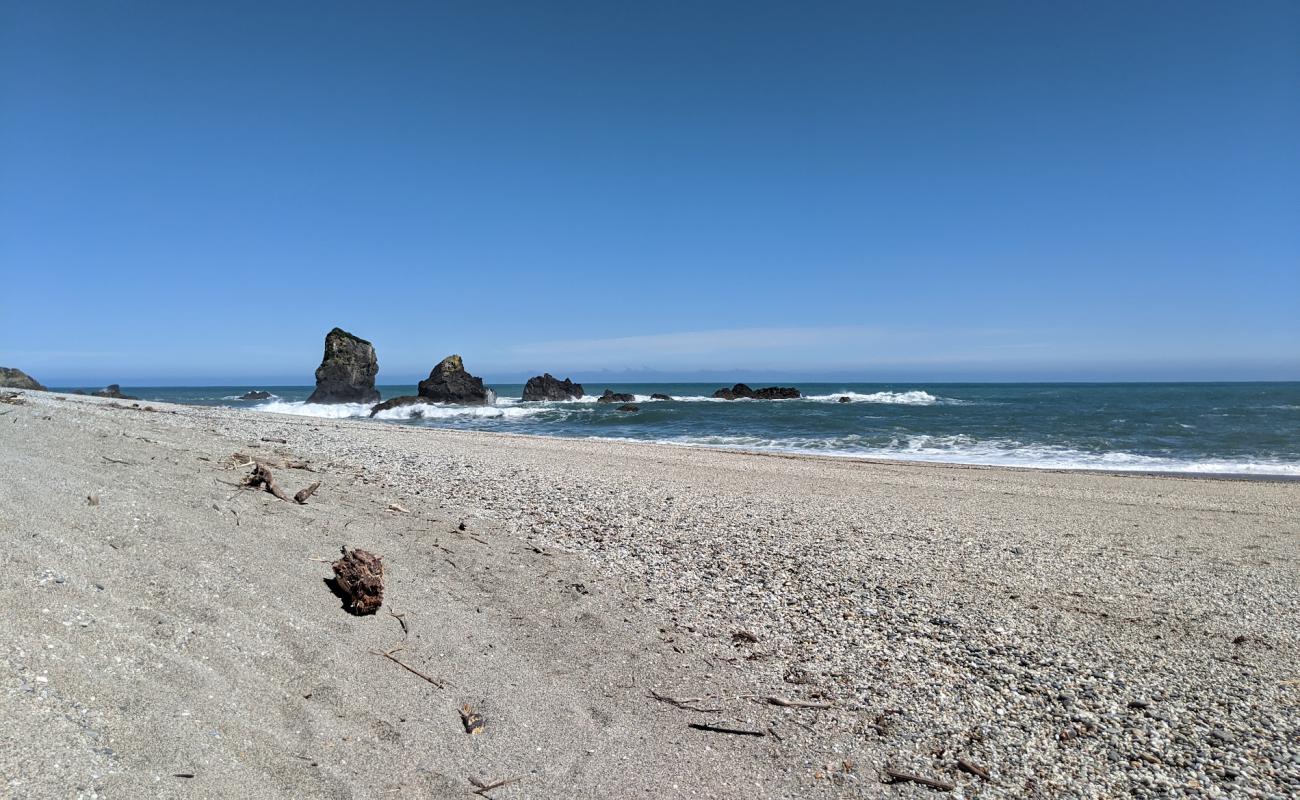 Photo de Monro Beach avec caillou fin gris de surface