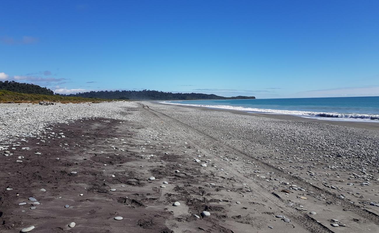 Photo de Gillespies Beach avec caillou fin gris de surface