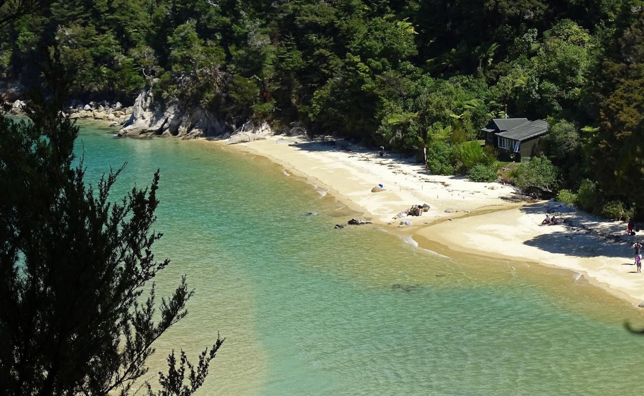 Photo de Stilwell Bay Beach avec sable lumineux de surface