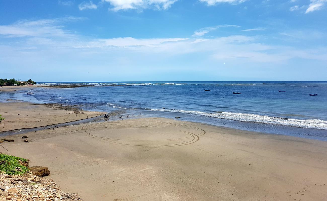 Photo de Masachapa beach avec sable gris de surface