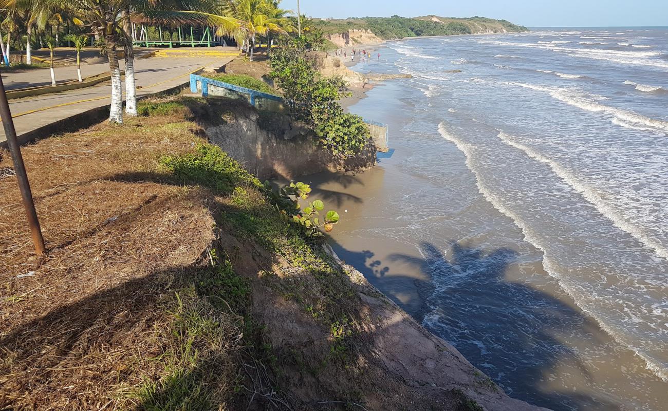 Photo de Plage de La Bocana avec sable beige de surface
