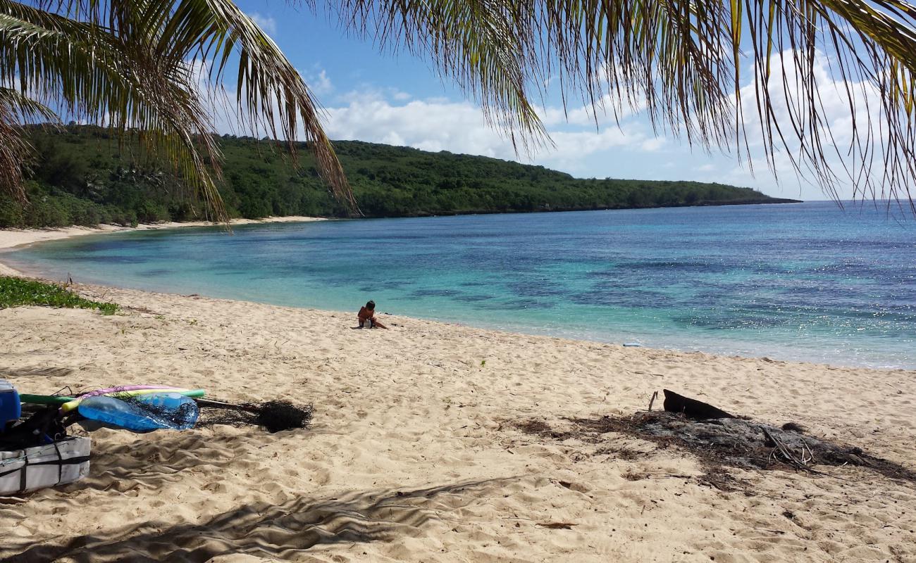 Photo de Tachogna Beach avec sable blanc de surface