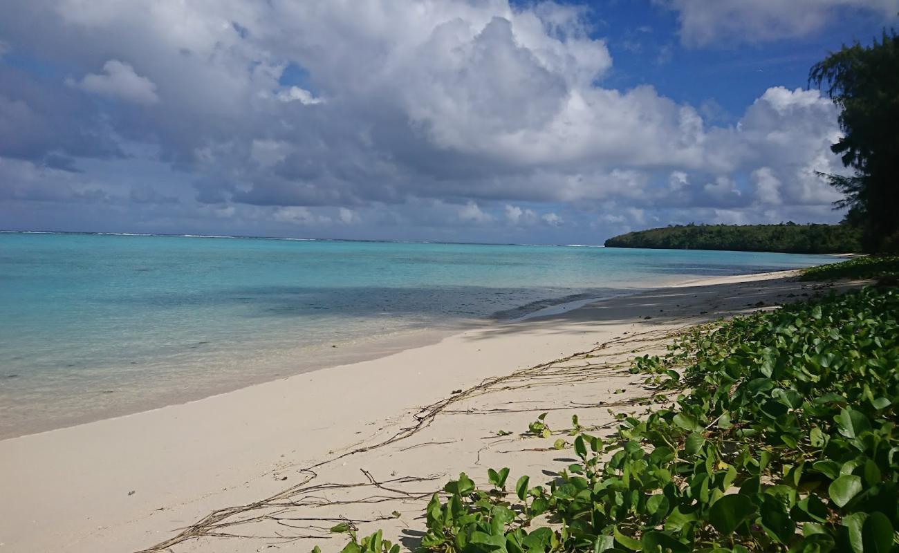 Photo de Tanapag Beach avec sable beige de surface