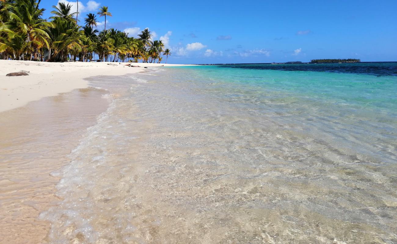 Photo de Plage d'Isla Bidirdub avec sable fin et lumineux de surface