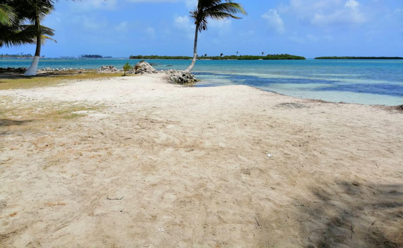 Photo de Guasirdup San Blas beach avec sable lumineux de surface