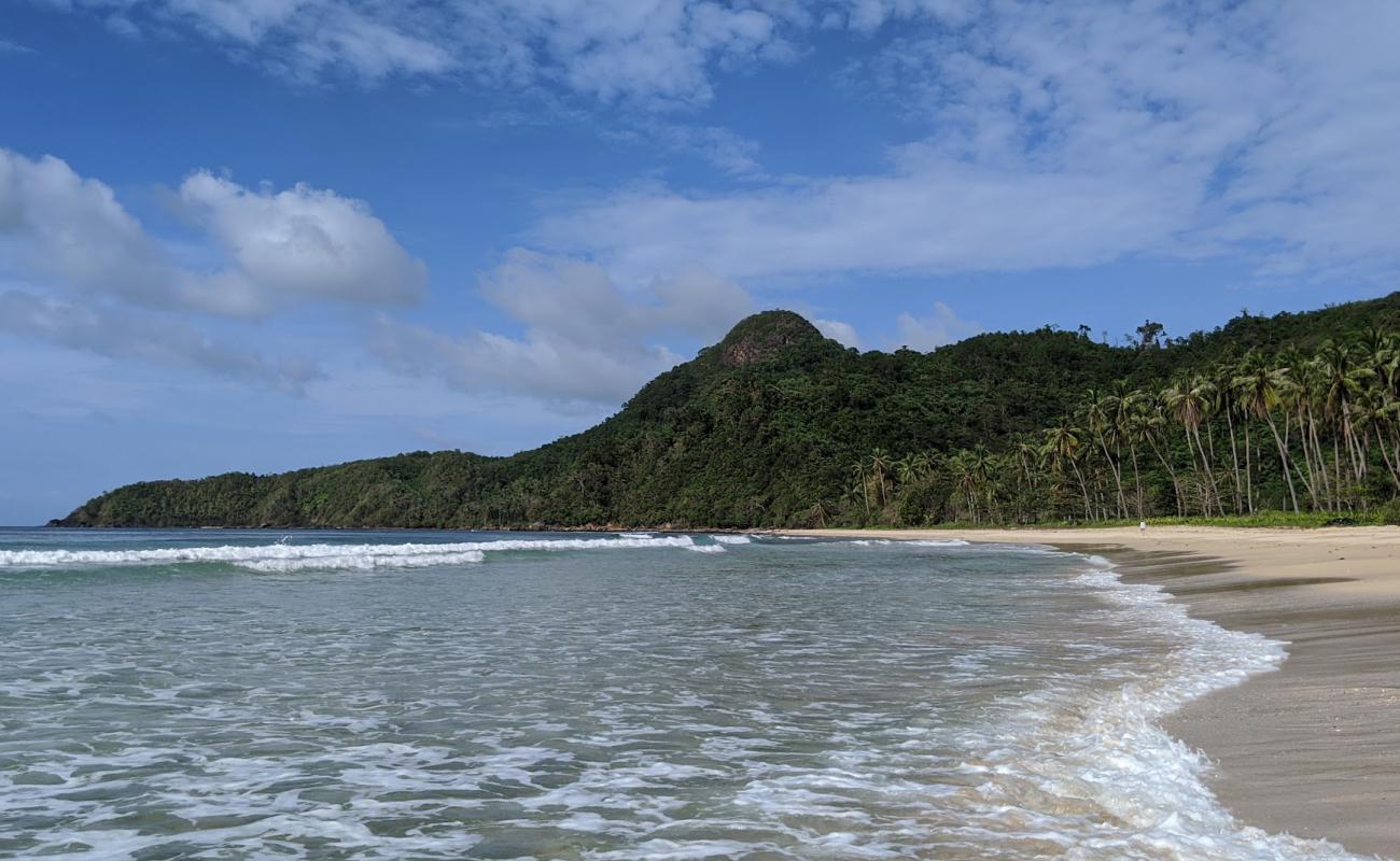 Photo de Mansilawit Beach avec sable beige de surface