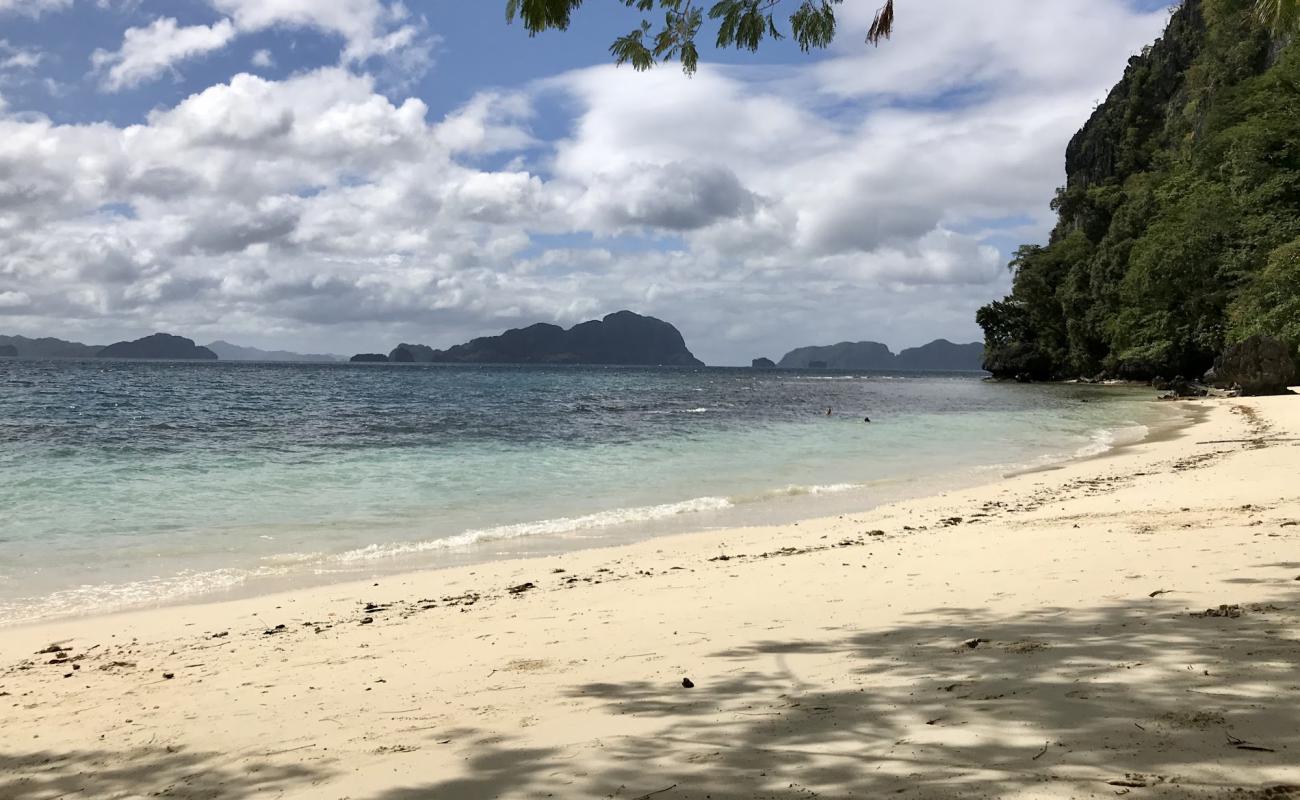 Photo de Pasandigan Cove Beach avec sable beige de surface