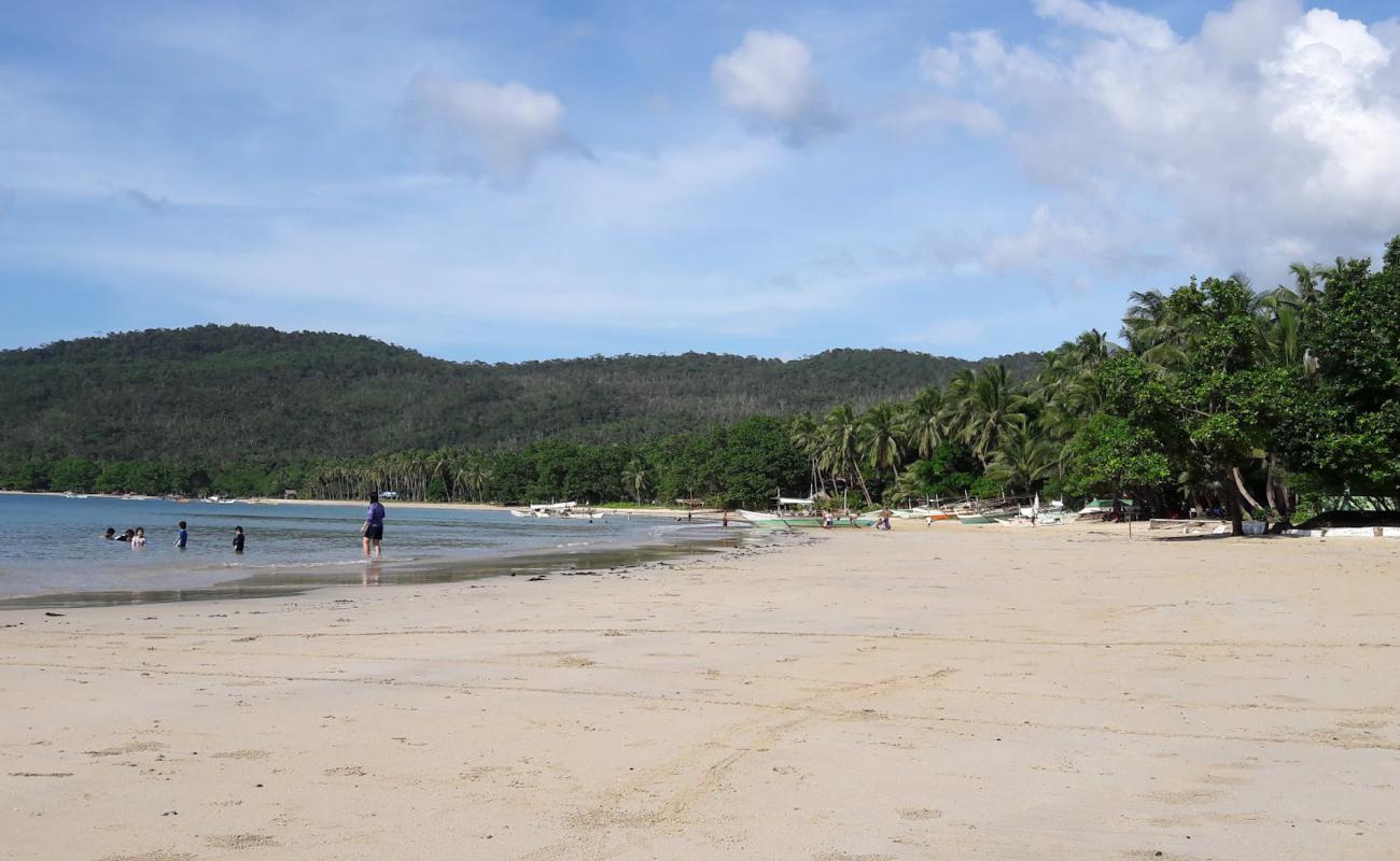 Photo de Tagcawayan Beach avec sable beige fin de surface