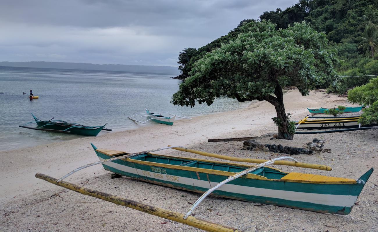 Photo de Tambaron Green Beach Resort avec sable beige de surface