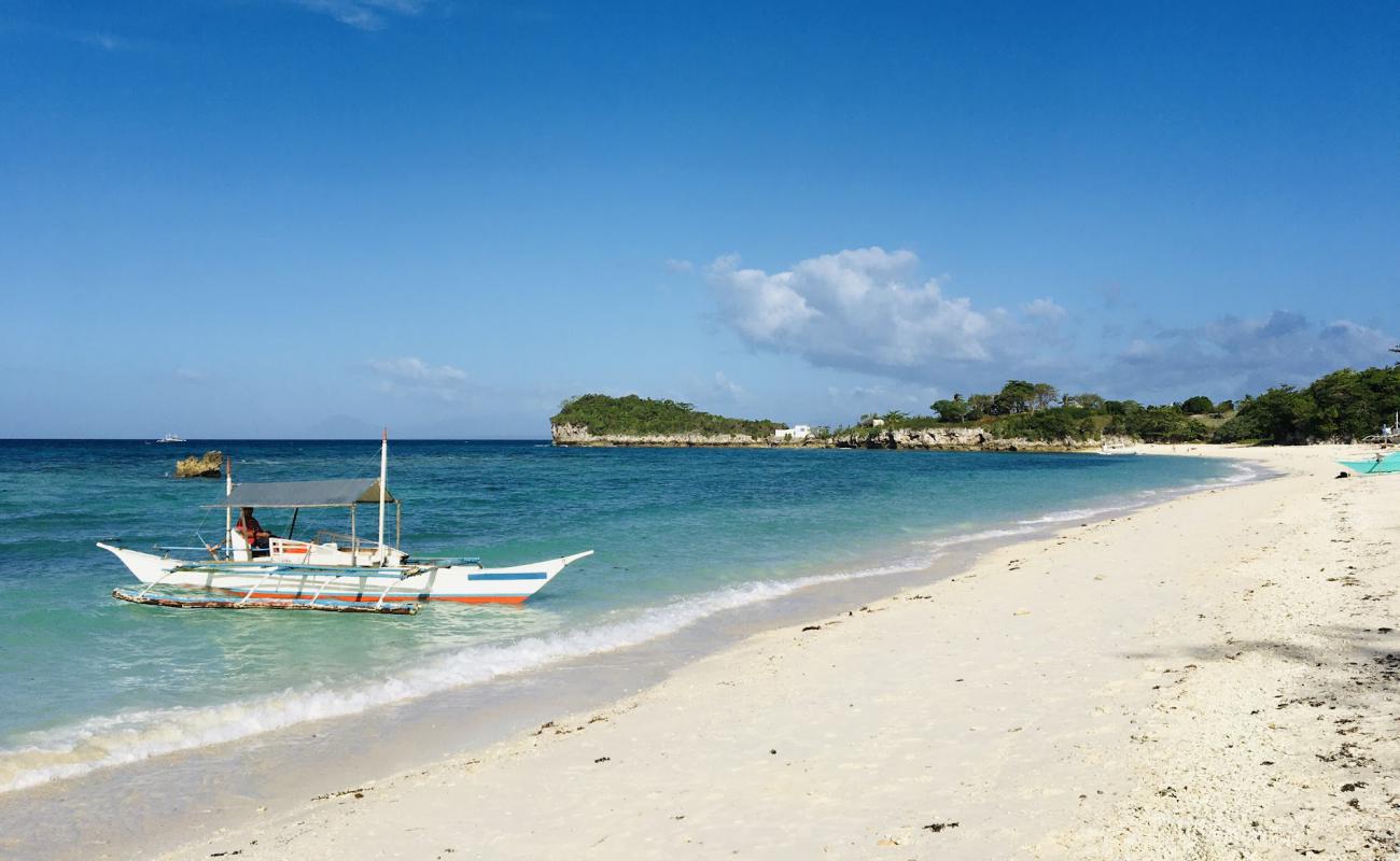 Photo de Malapascua Island Beach avec sable lumineux de surface