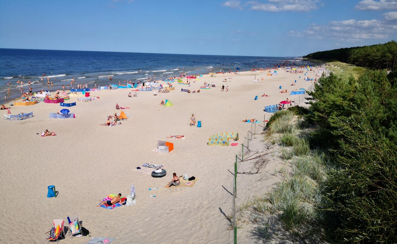 Photo de Plaza Mrzezyno Zachod avec sable beige fin de surface