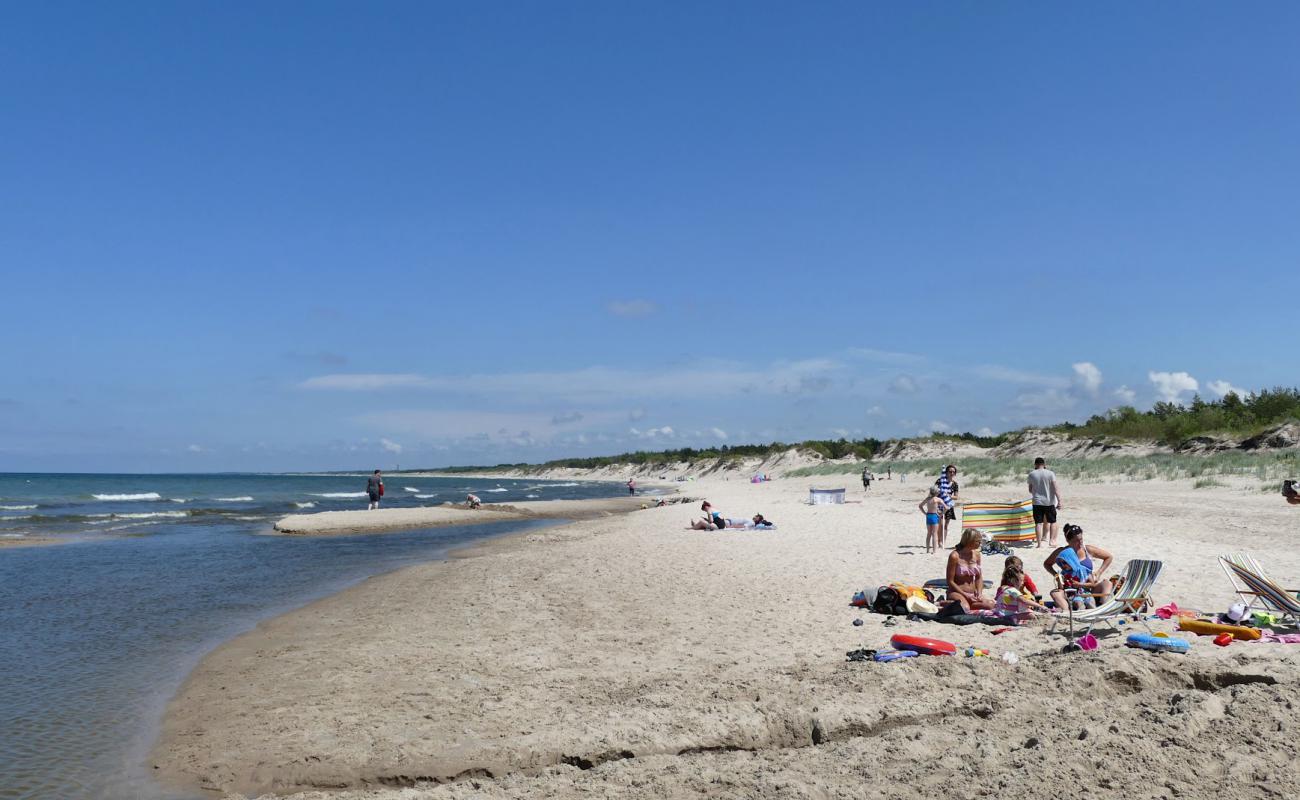 Photo de Naturystyczna Beach avec sable lumineux de surface