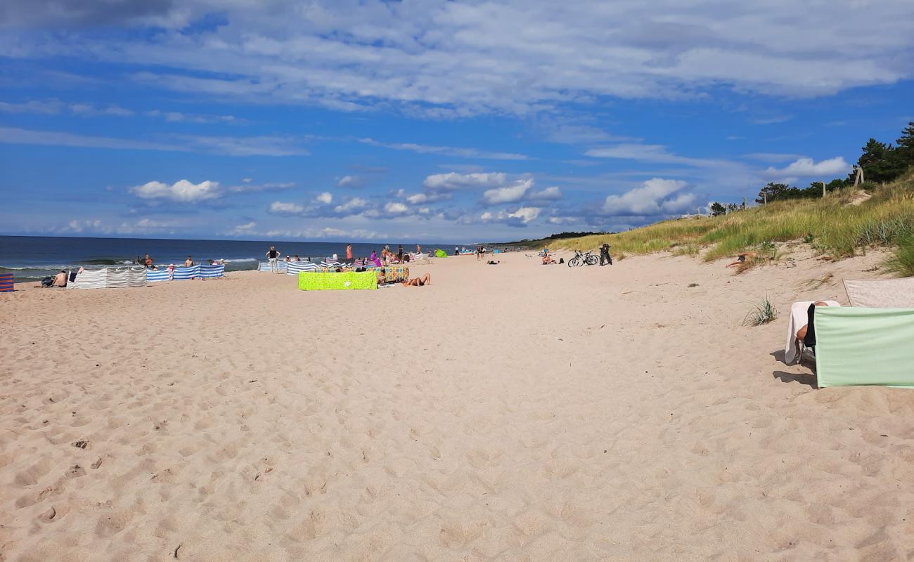 Photo de Bobolin Beach avec sable beige fin de surface