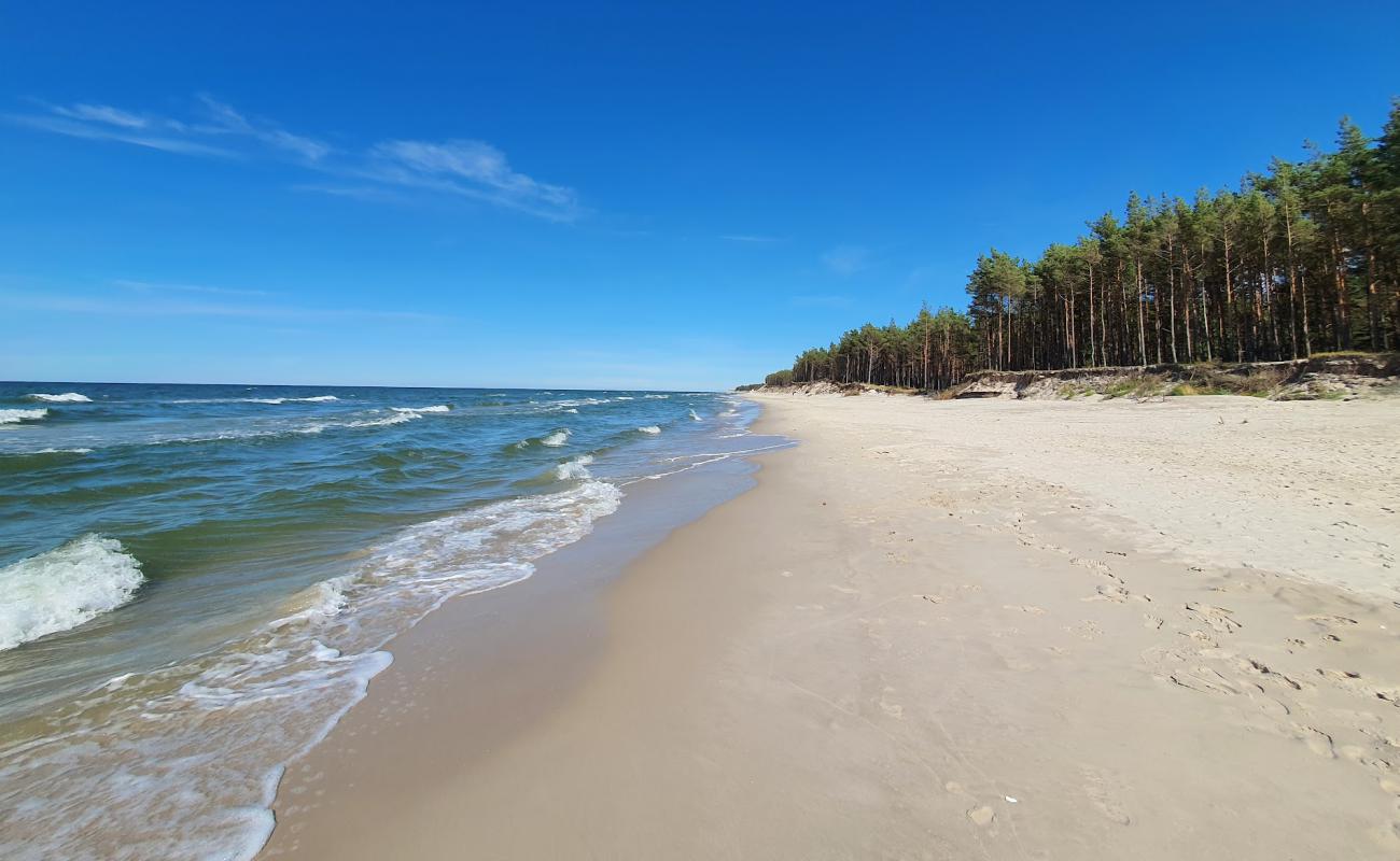 Photo de Ulinia Beach avec sable fin blanc de surface