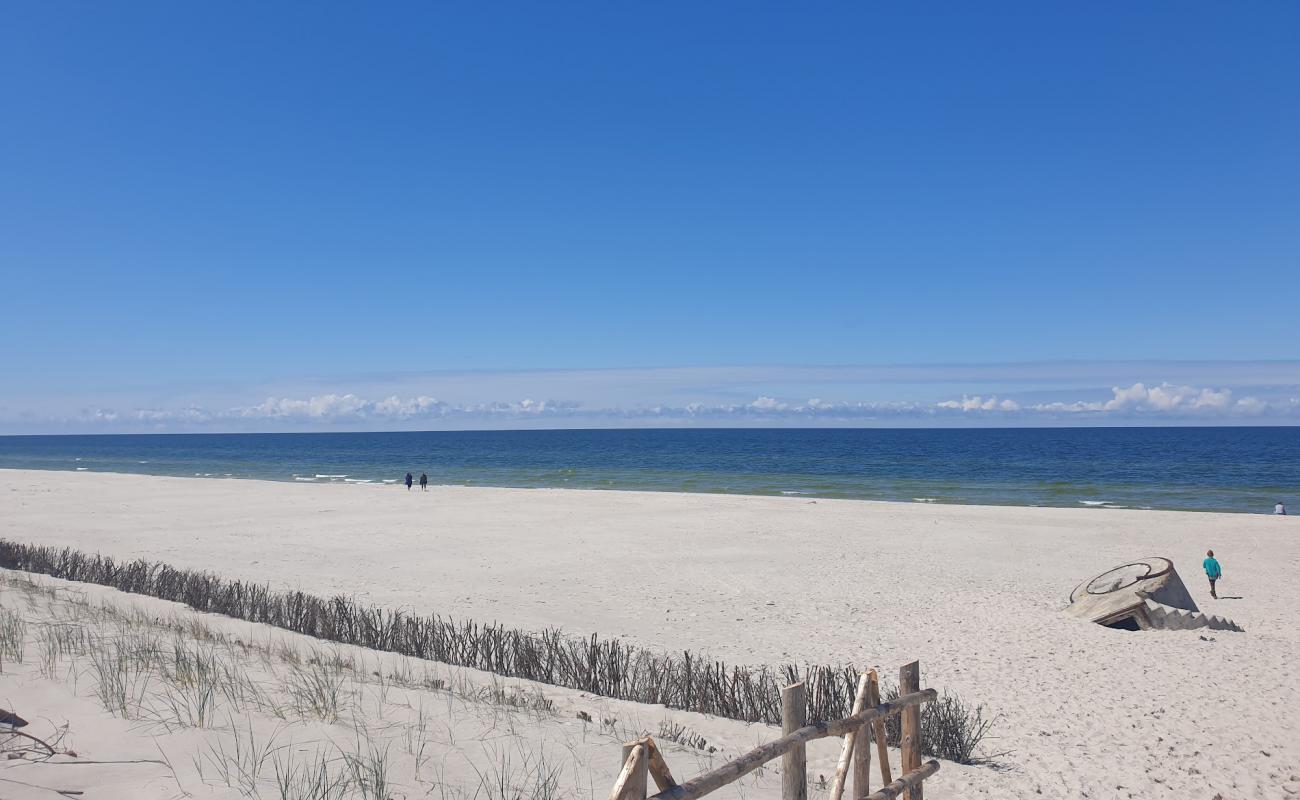 Photo de Osetnik Beach avec sable fin blanc de surface