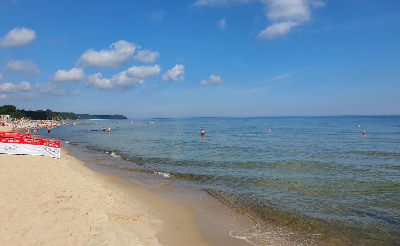 Photo de Wladyslawowo Beach avec sable fin et lumineux de surface