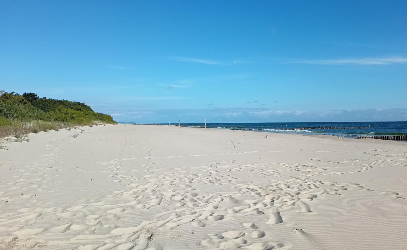 Photo de Chalupy Naturist beach avec sable fin et lumineux de surface