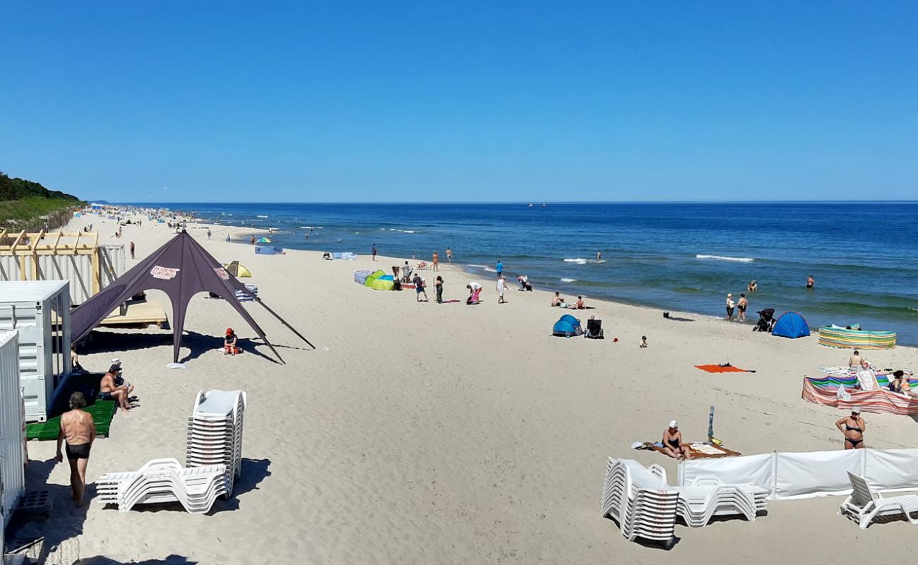 Photo de Jastarnia Beach II avec sable fin et lumineux de surface