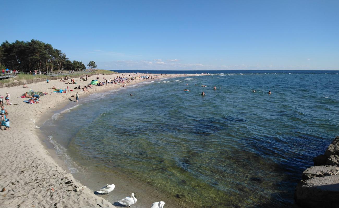Photo de Ceple Helski beach avec sable beige fin de surface