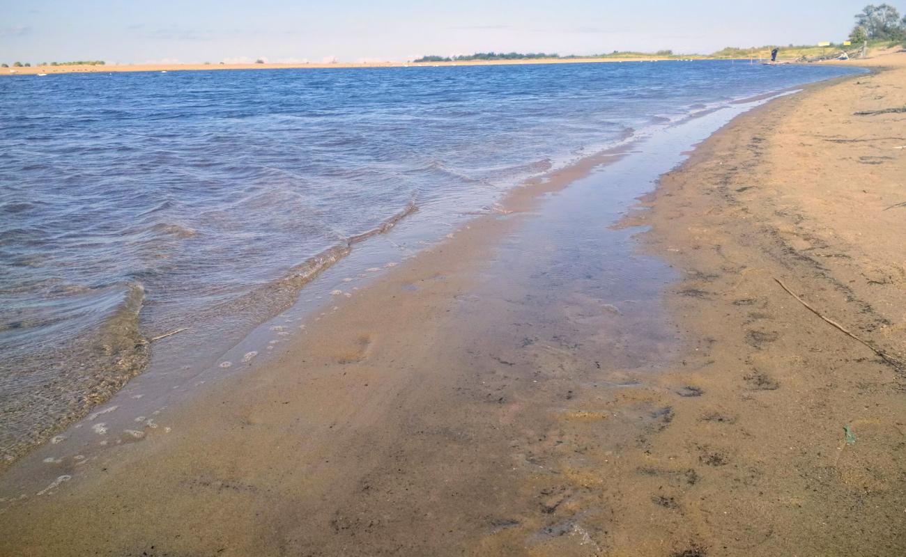 Photo de Vitsula beach Gdansk avec sable lumineux de surface