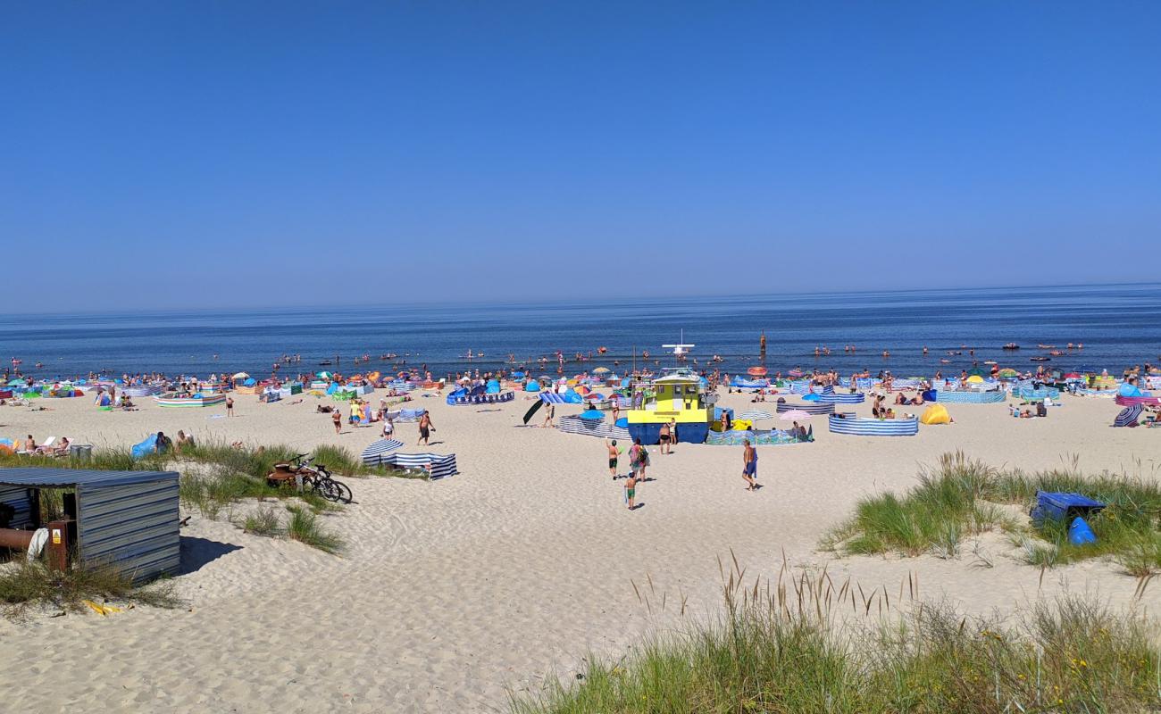 Photo de Beach at the Fishing Port avec sable beige de surface