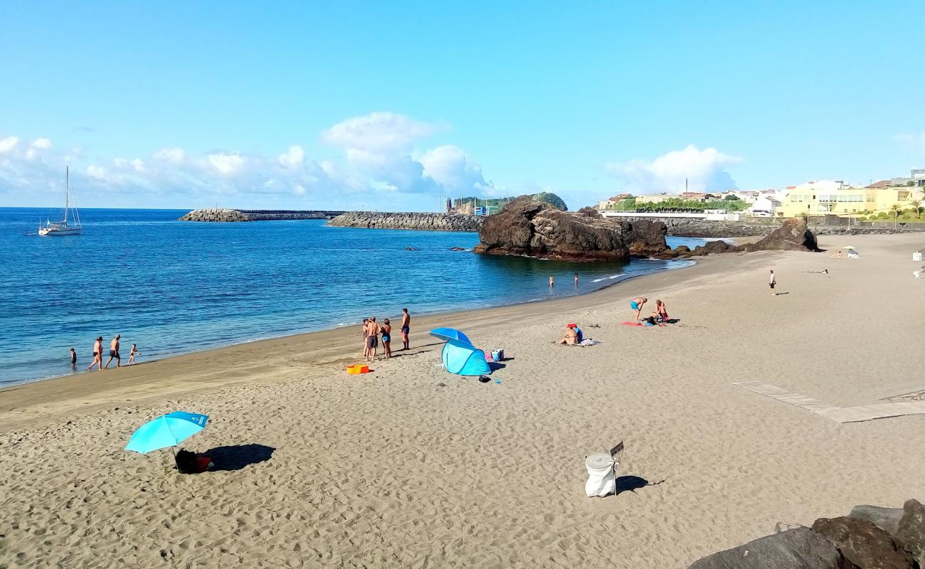 Photo de Praia da Vinha da Areia avec sable gris de surface