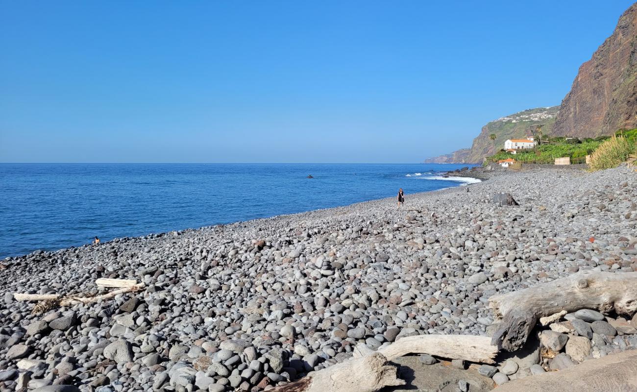 Photo de Praia da Faja dos Padres avec caillou gris de surface