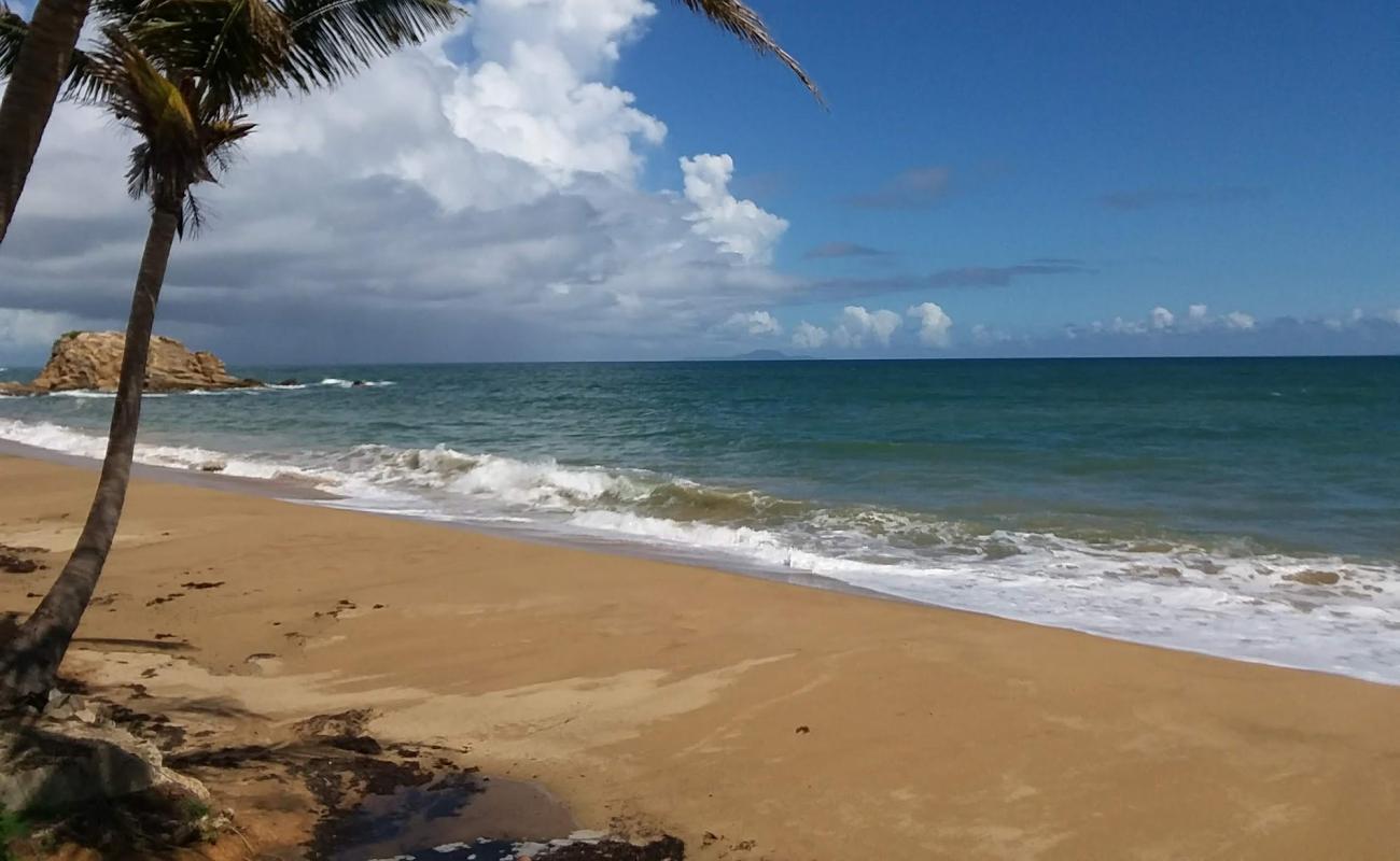 Photo de Playa El Negro avec sable lumineux de surface