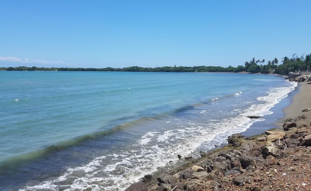 Photo de Playa Jauca avec sable gris de surface