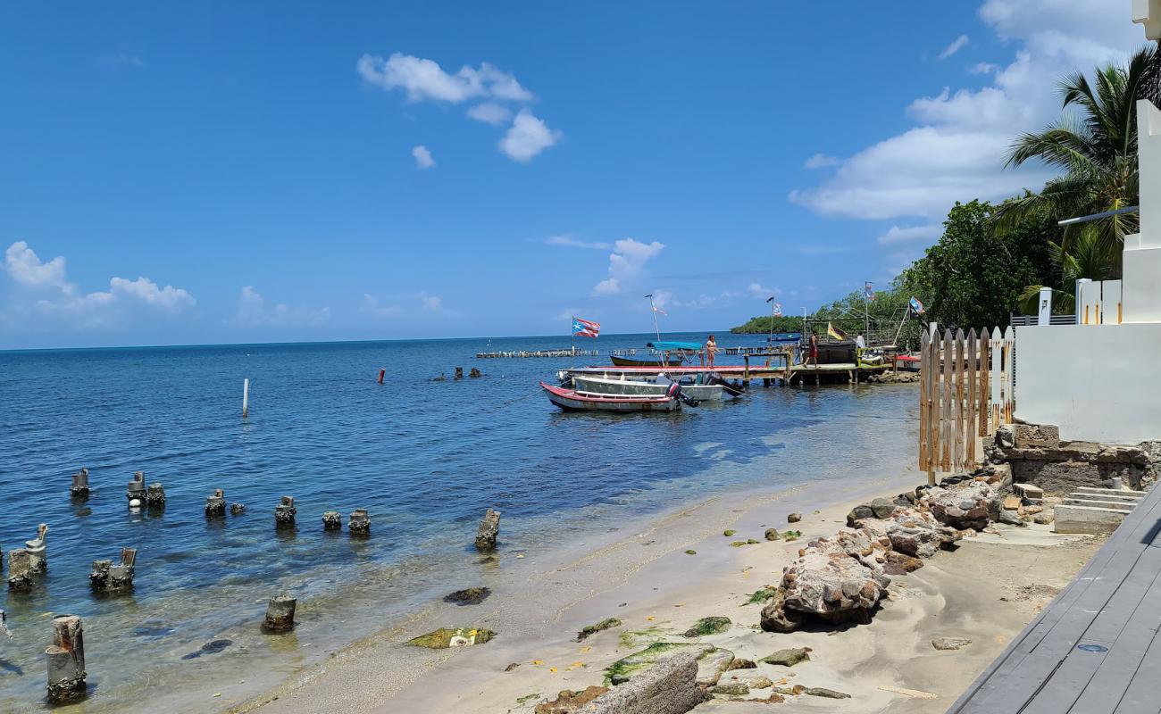 Photo de Playa Boqueron avec sable beige de surface
