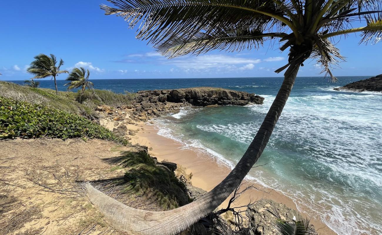 Photo de La Caldera beach avec sable brillant et rochers de surface