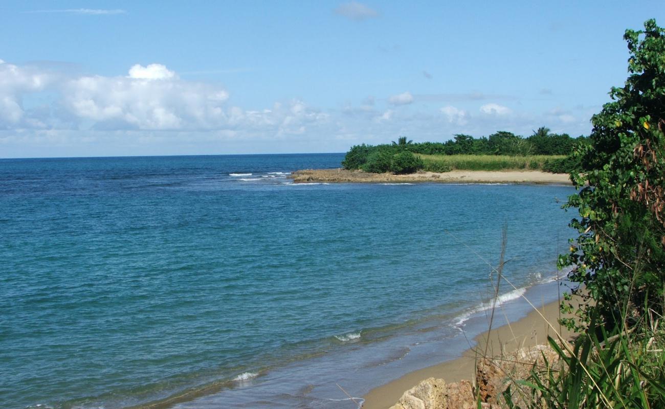 Photo de Playa Corozo avec sable beige de surface