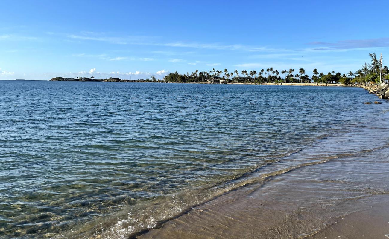 Photo de Palo Seco beach North avec sable beige de surface