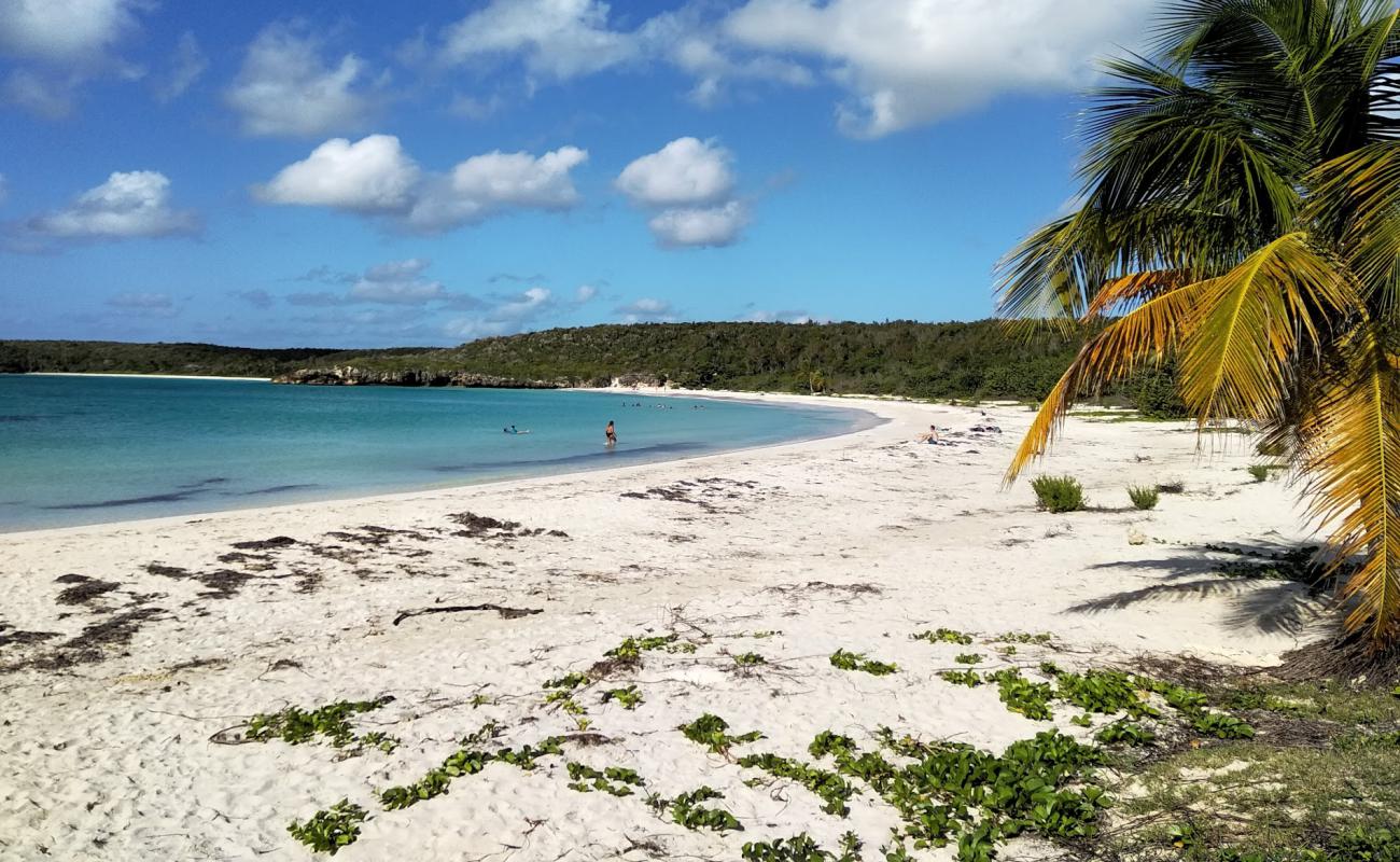 Photo de Caracas beach avec sable blanc de surface